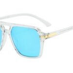 FRD3453B BLEU CLAIR- Lunette SOLAIRE+ETUI