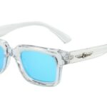 FRD3457B BLEU CLAIR- Lunette SOLAIRE+ETUI