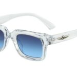 FRD3457B BLEU FONCE- Lunette SOLAIRE+ETUI